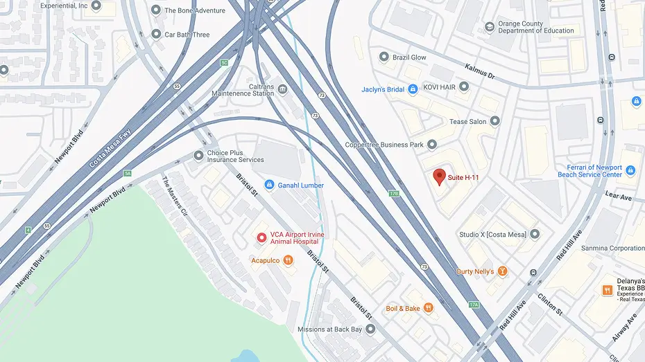 Google map of the main studio