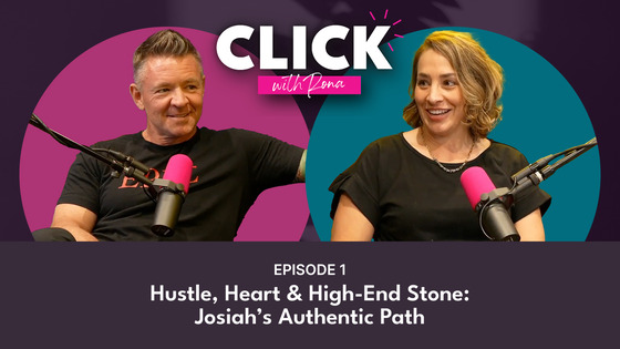 Podcast thumbnail for Click with Rona's 1st episode